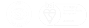 Official ISO 9001 and IATF 16949 automotive quality management seals for certified plastic injection molding services.